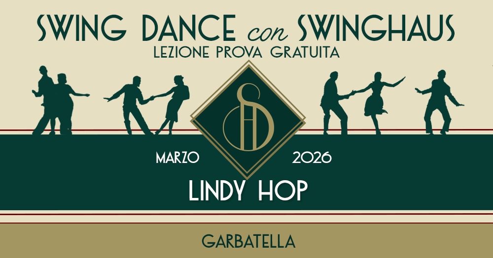 Lezione Prova Gratuita Swing Dance Primi Passi! Marzo 2026