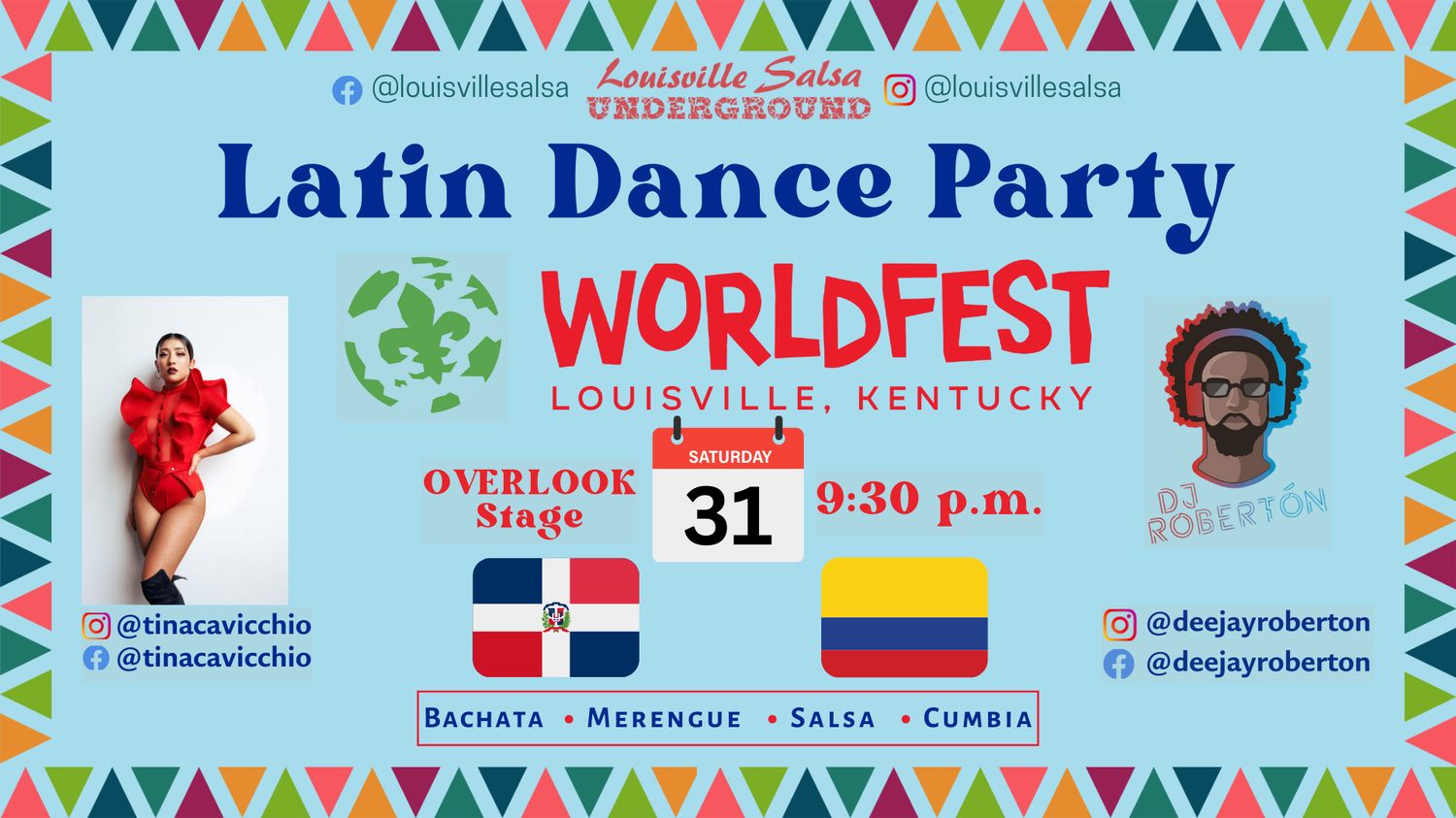 Latin Dance Party at Worldfest! - Saturday Night
