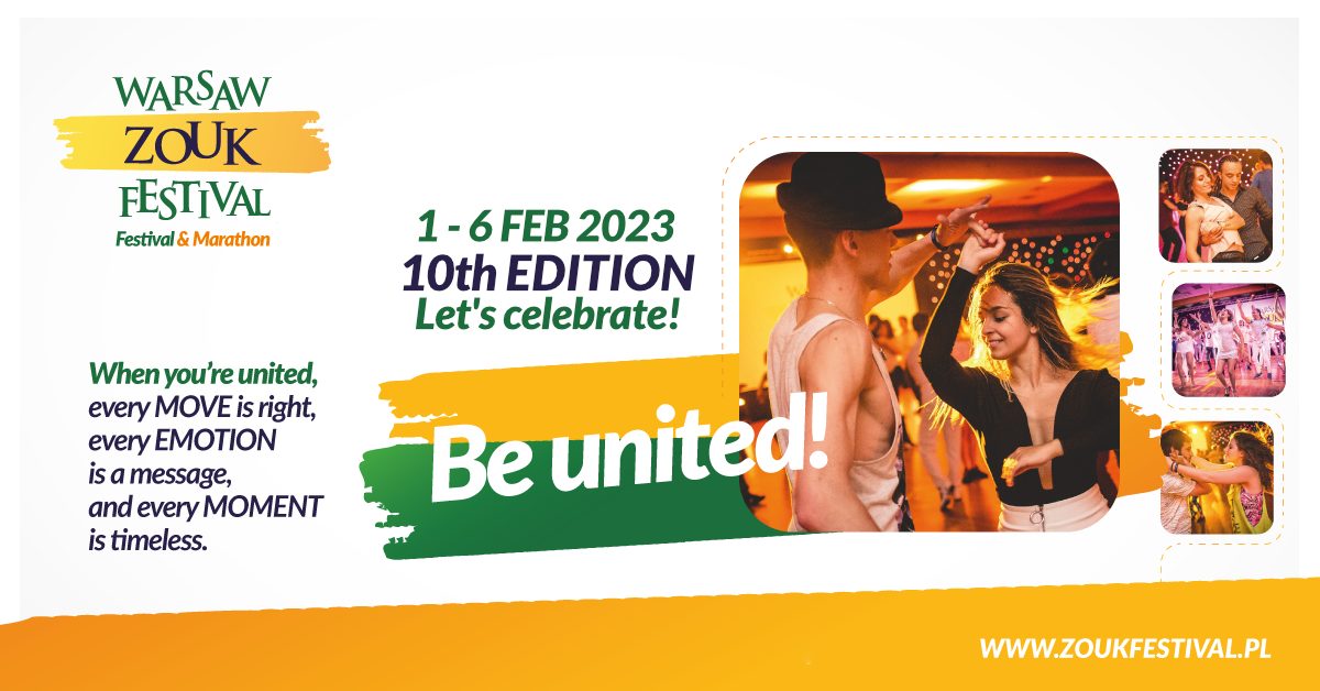 Warsaw Zouk Festival & Marathon 1-6 Feb 2023 10th Edition