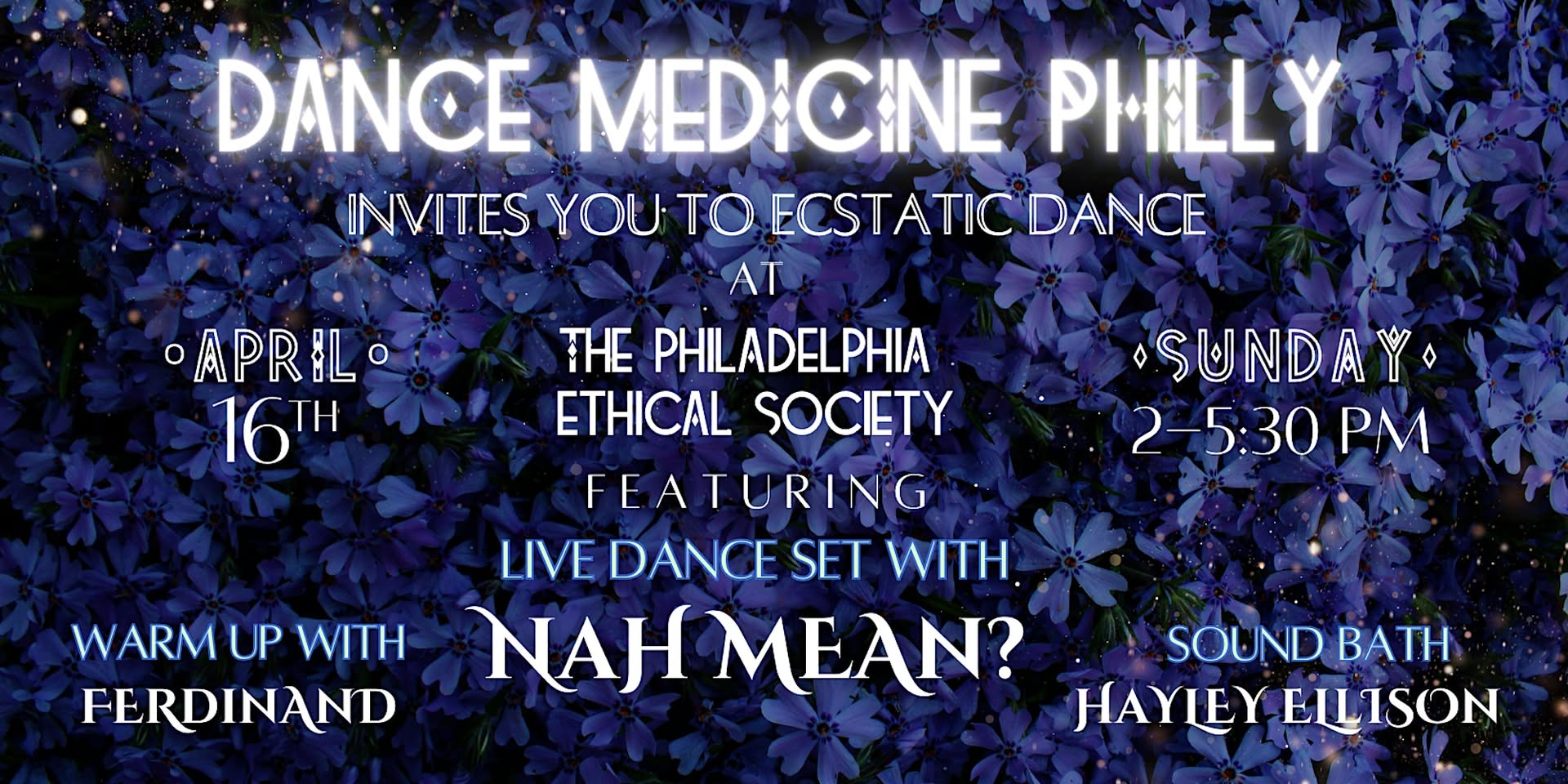 Dance Medicine Philly Ecstatic Dance 4.16