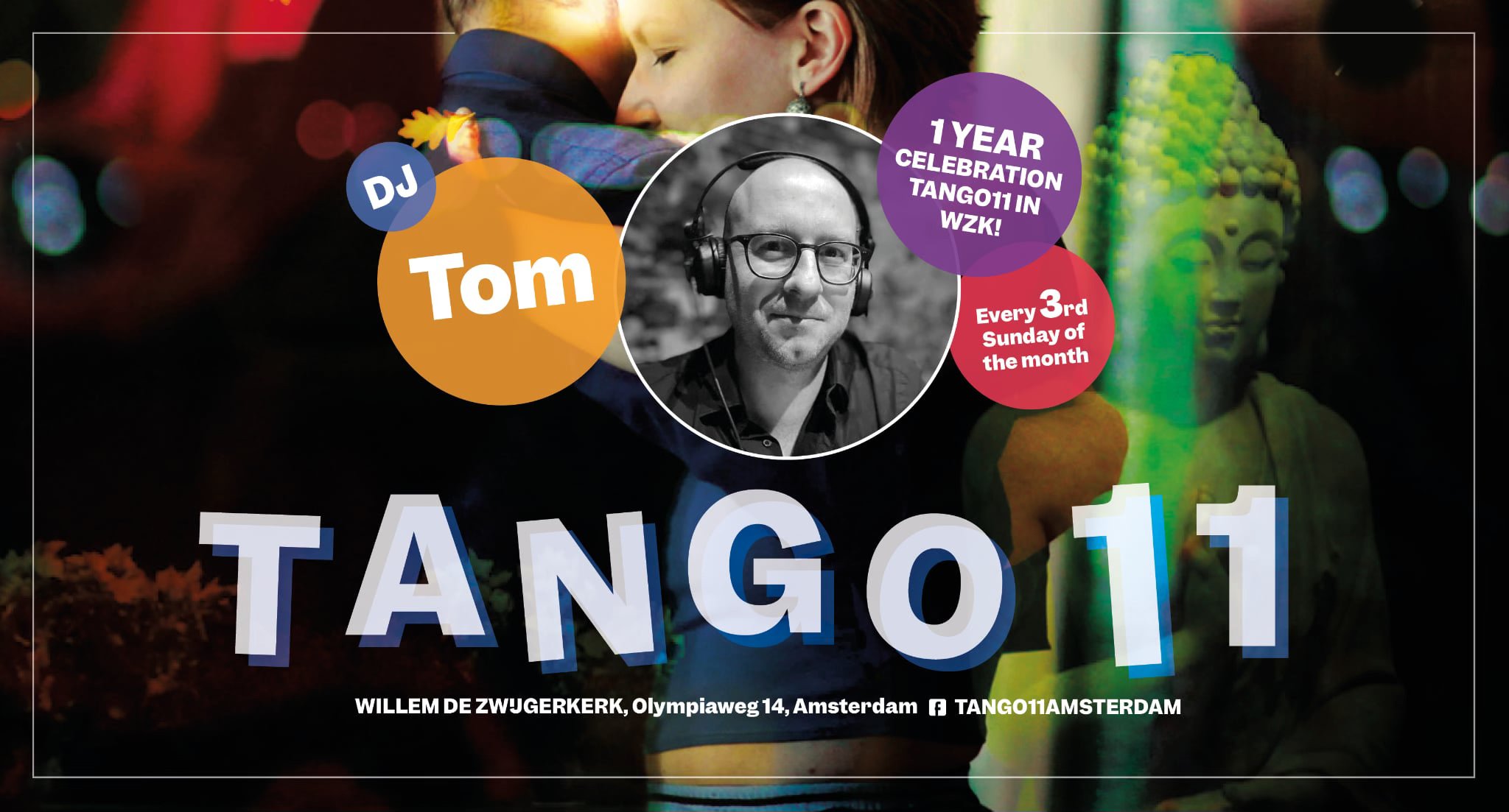 Tango11 celebration 1 year in WKZ, DJ Tom Wouters (Belgium)