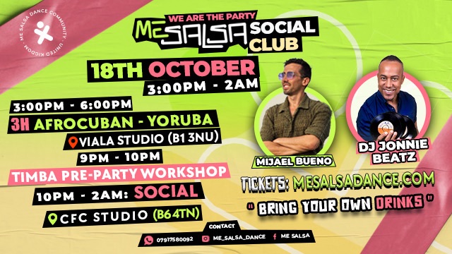 ๐จ๐บ Me Salsa Social Club - ๐๐ณ๐ฟ๐ผ๐ฐ๐๐ฏ๐ฎ๐ป ๐๐ฑ๐ถ๐๐ถ๐ผ๐ป ๐จ๐บ