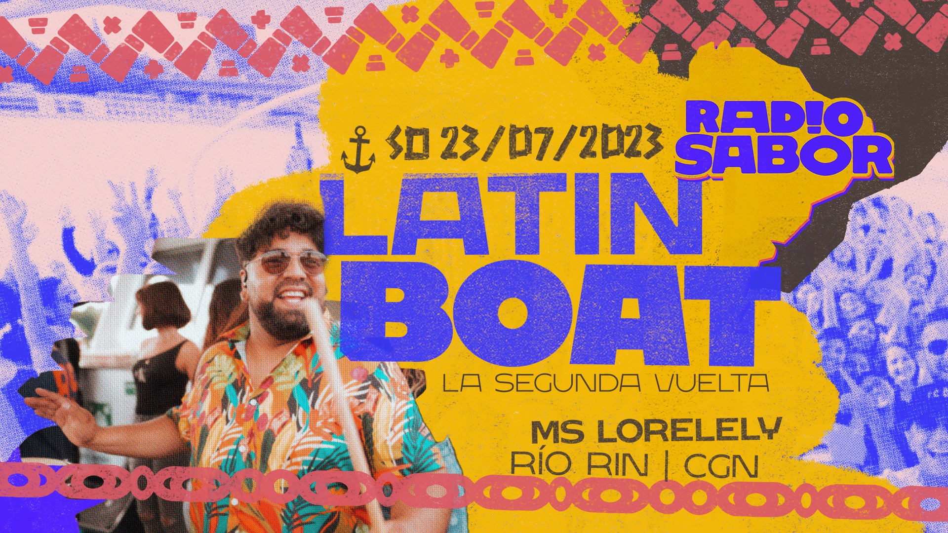 RADIO SABOR LATIN BOAT #2 SO 23.07. KD SCHIFF MS LORELEY