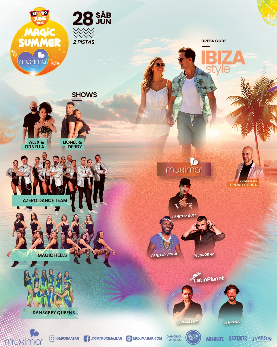 Sábado 28 JUN ► 2 pistas - MAGIC SUMMER 2025