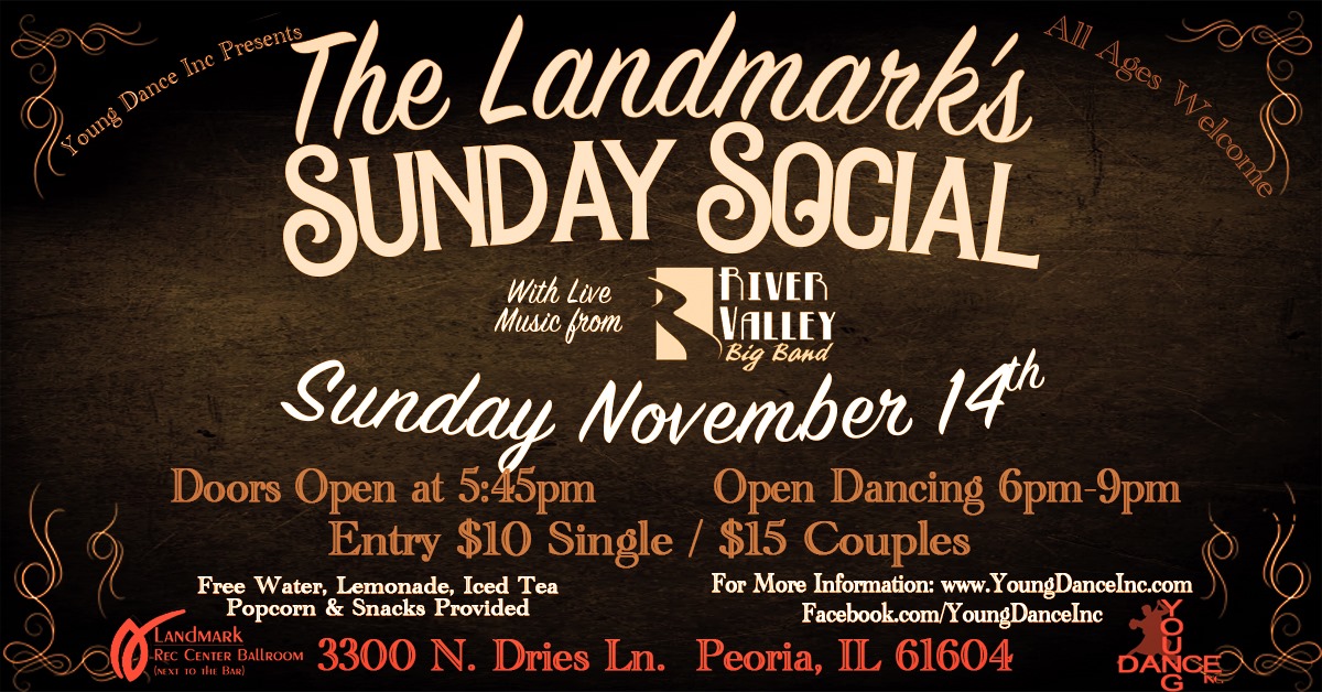 Landmark Social Dance with the River Valley Big Band