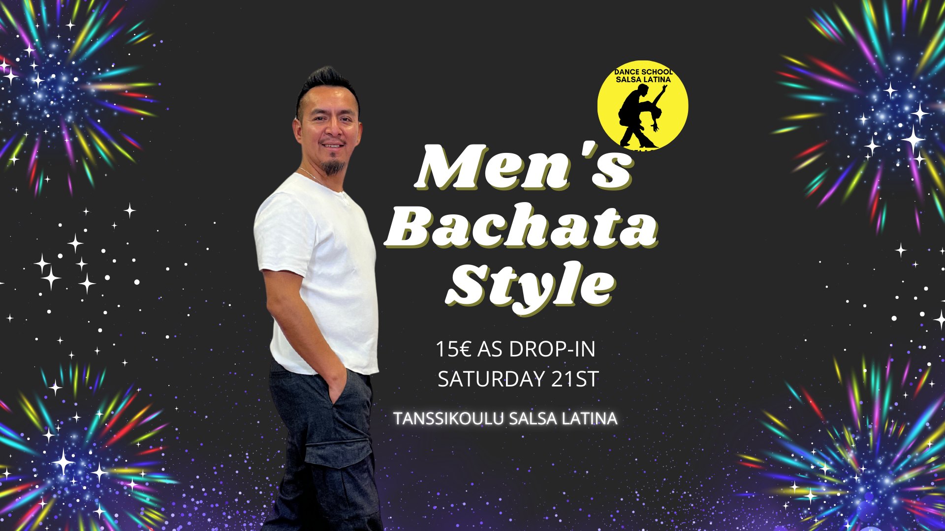Men's Bachata Style class #2 Saturday February 21st