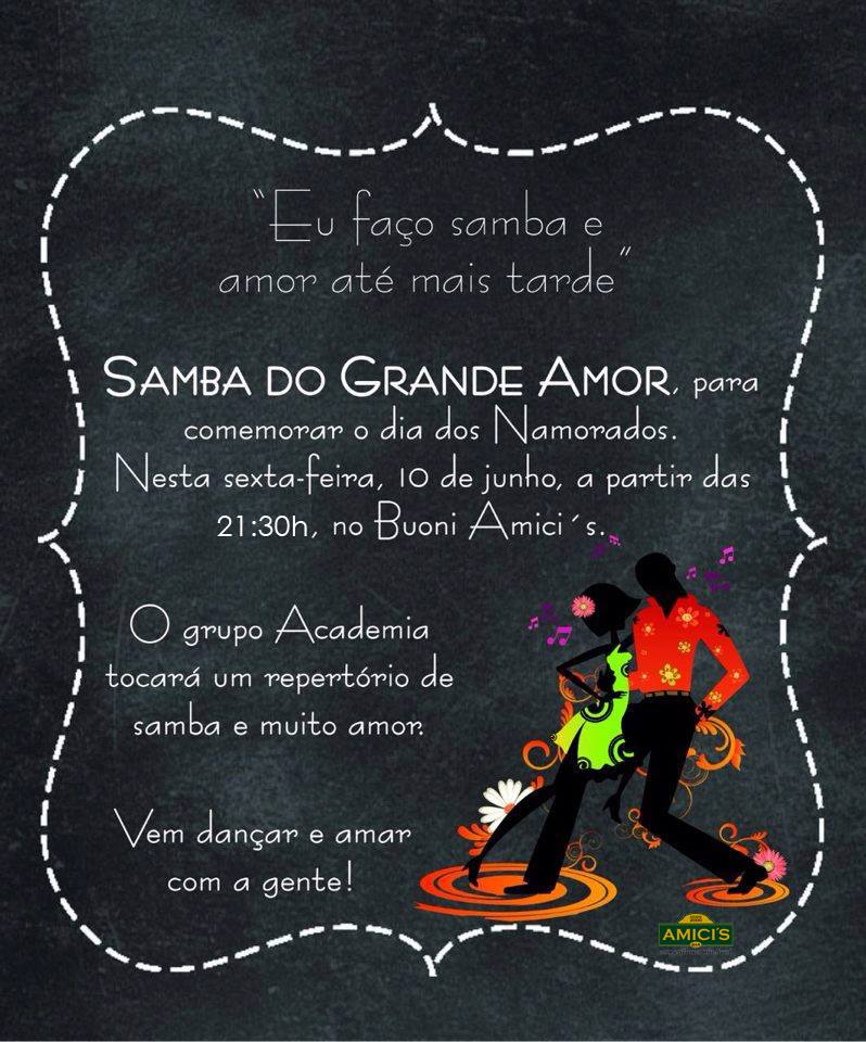 Samba do Grande Amor - Samba do Amici's