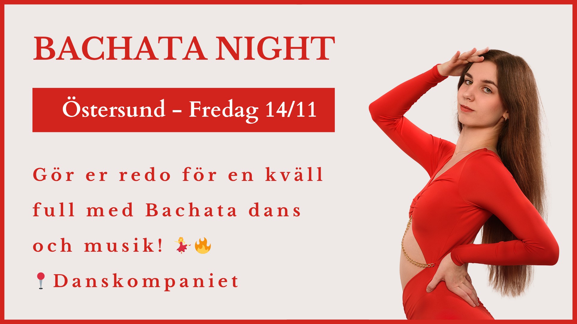 Bachata Workshop & Socialdans • SALSA ÖSTERSUND