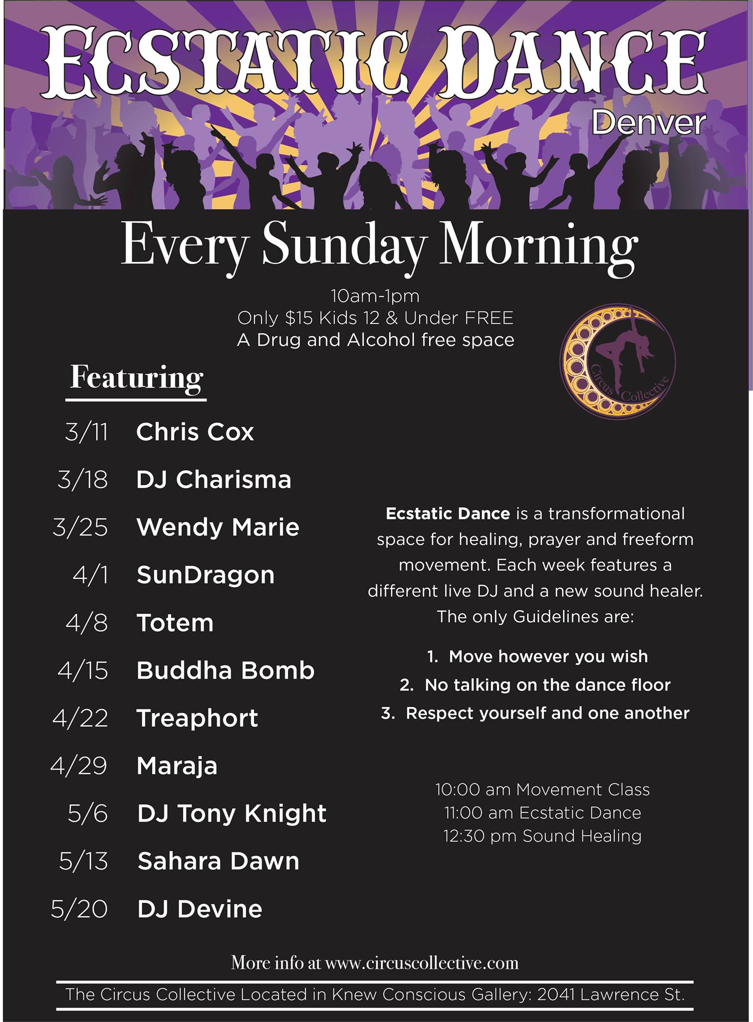 Ecstatic Dance with DJ Charisma