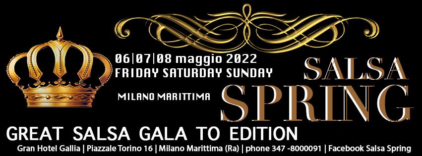 SALSA SPRING 2022 - 6 7 8 Maggio MILANO MARITTIMA