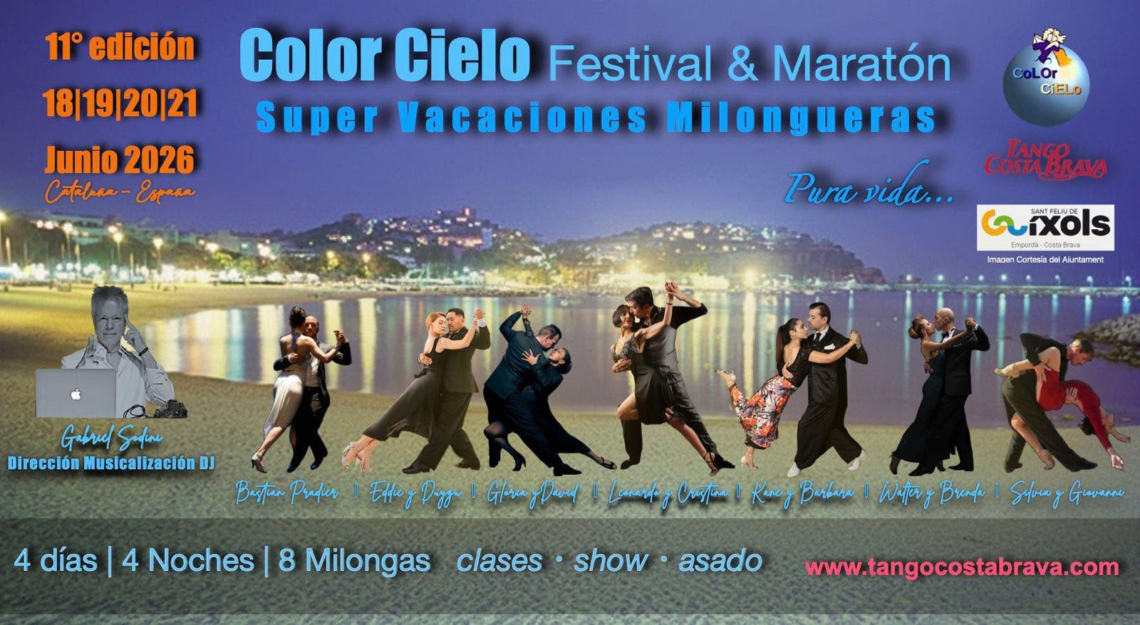 11* COLOR CIELO Festival & Maratón TANGO Costa Brava