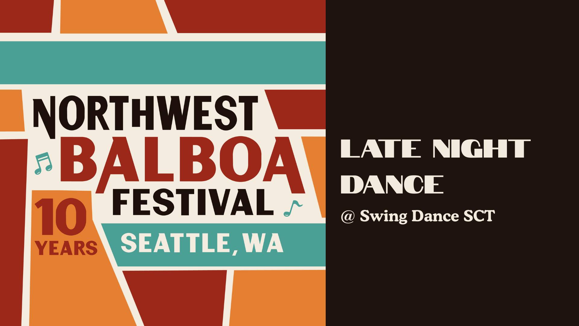 Northwest Balboa Festival Late Night Dance @ Swing Dance SCT