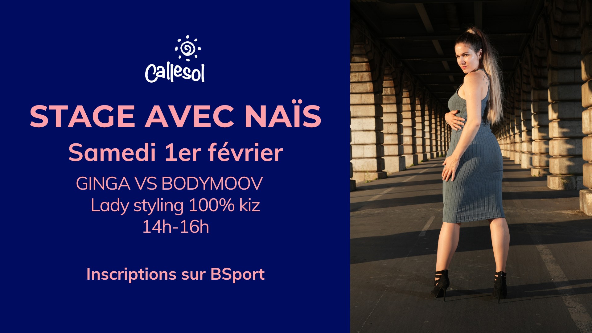 GINGA VS BODYMOOV Stage de ladystyling 100% kiz avec Naïs