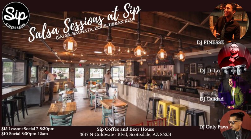 Salsa Sessions at Sip - GRAND RE-OPENING
