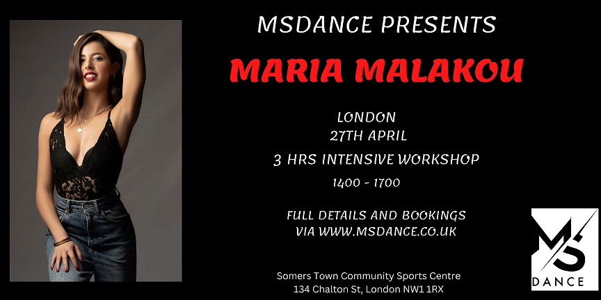 Bodyskills 3 hrs intensive with Maria Malakou for male and female dancers