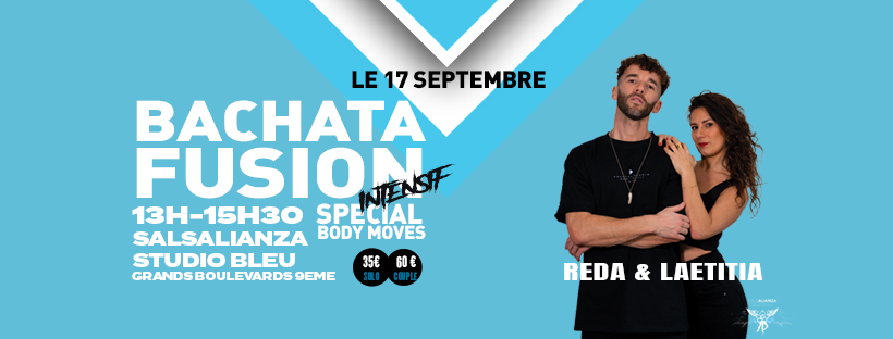 Stage de Bachata Fusion "Spécial Body Moves" avec Reda & Laetitia