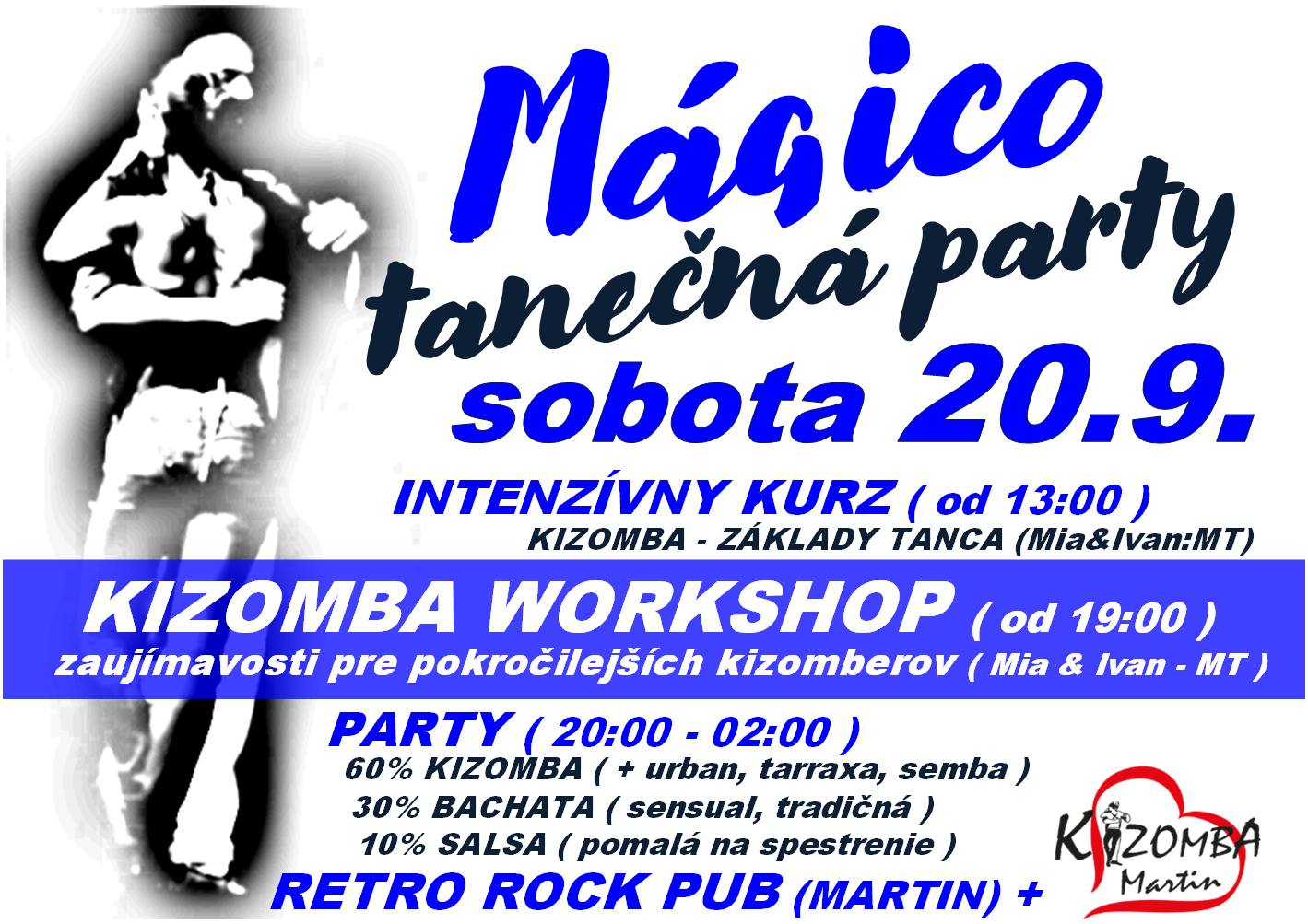 Kizomba workshop pre MÁGICO party