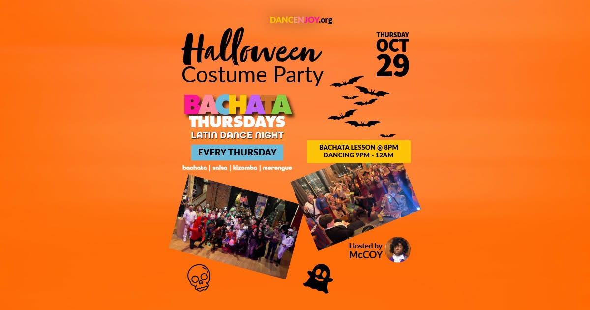 🎃 Bachata Thursdays: Halloween Costume Party! 👻