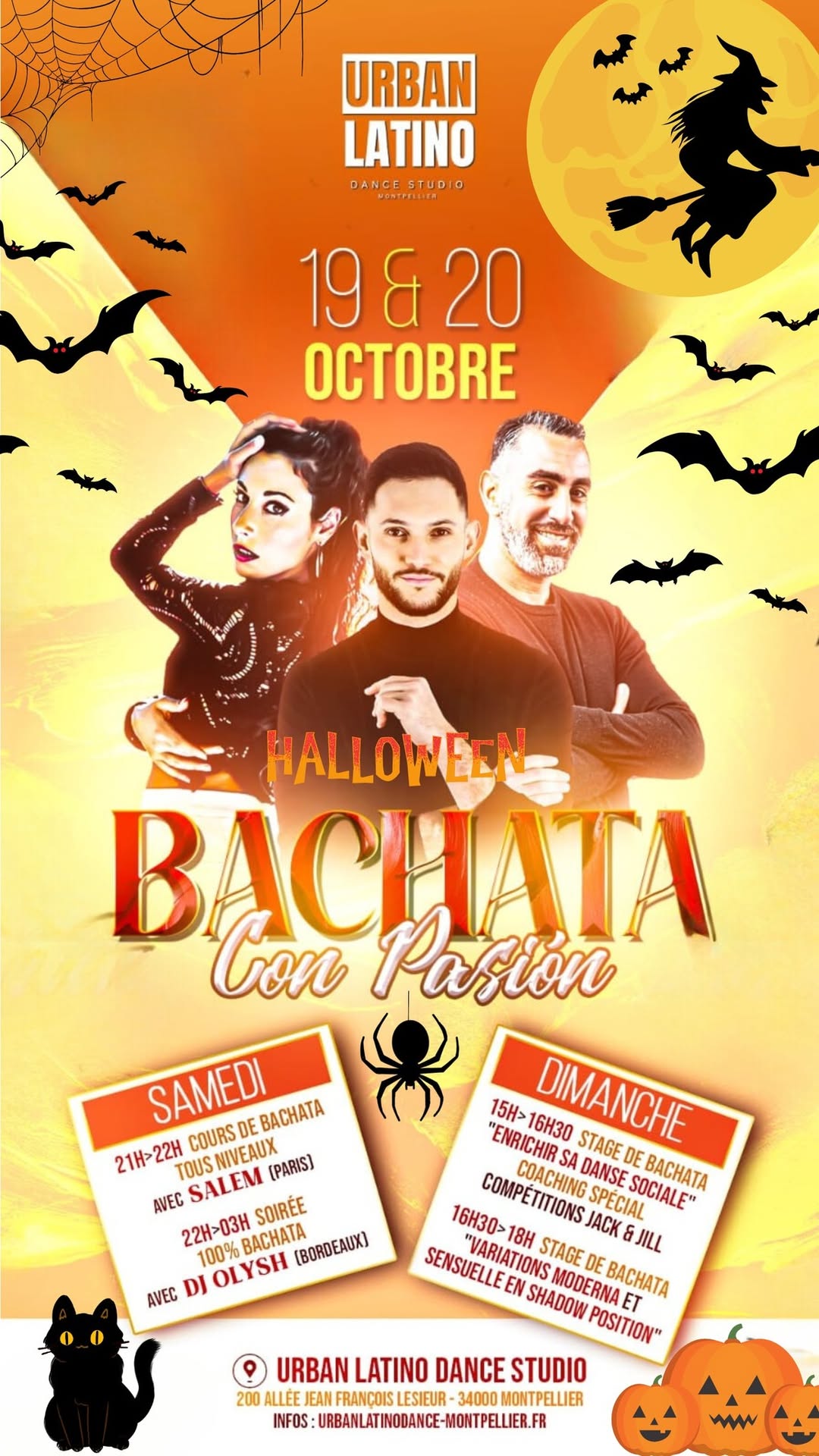 Bachata Con Pasión édition Halloween - Soirée et Stage 100% Bachata