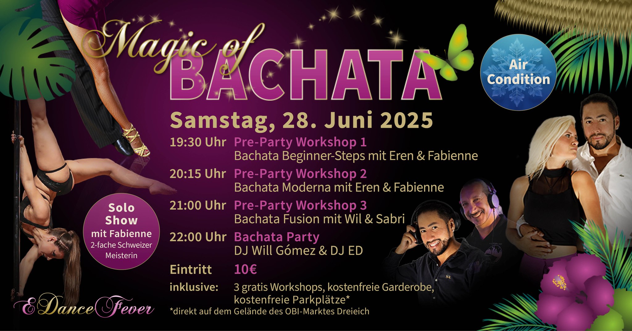 Magic of BACHATA - 2. EDITION, Sa., 28. JUNI 2025 by EDanceFever