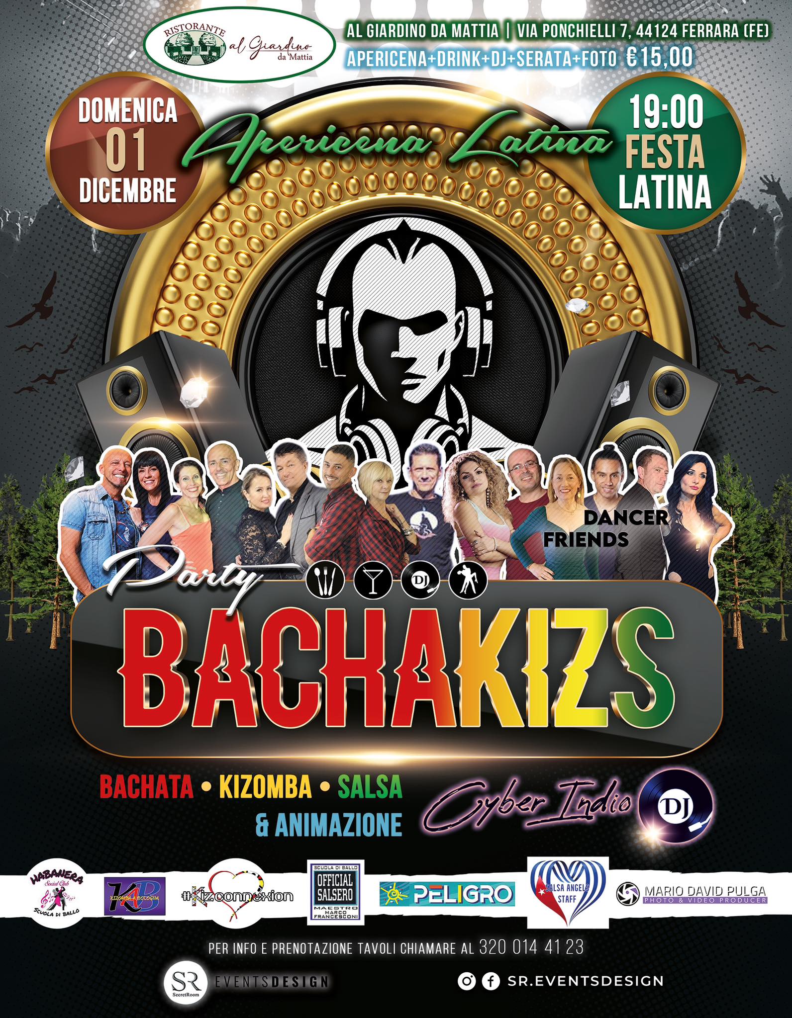APERICENA LATINA - FESTA BACHATA, KIZOMBA, SALSA