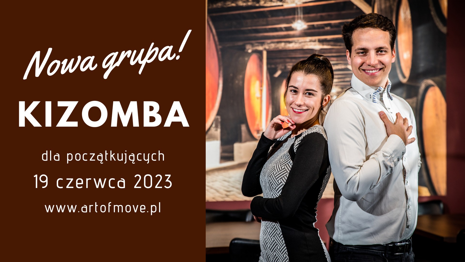 Kizomba w parach dla początkujących 19.06 Art of Move