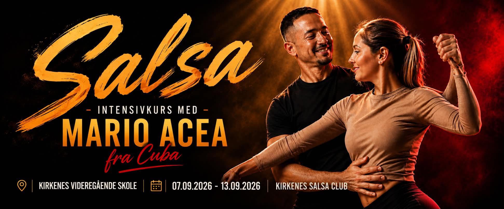 Salsa intensivkurs med Mario Acea fra Cuba