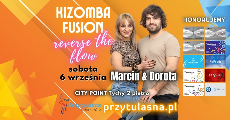 KIZOMBA FUSION Reverse the flow z Marcinem & Dorotą - Zajęcia specjalne + Praktis