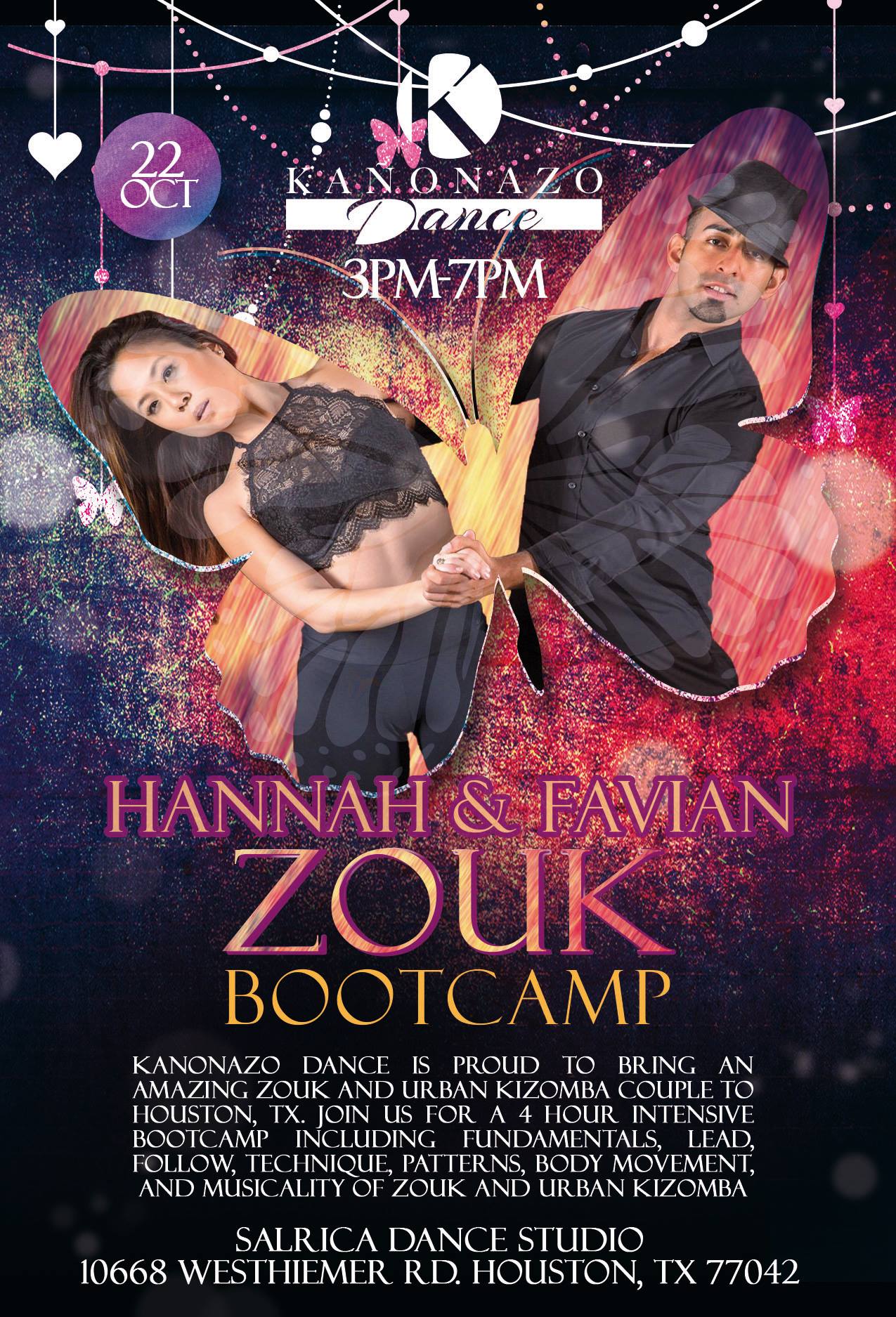 Kañonazo Social Plus Zouk & Urban Kizomba Workshop ft. Hannah and Favian