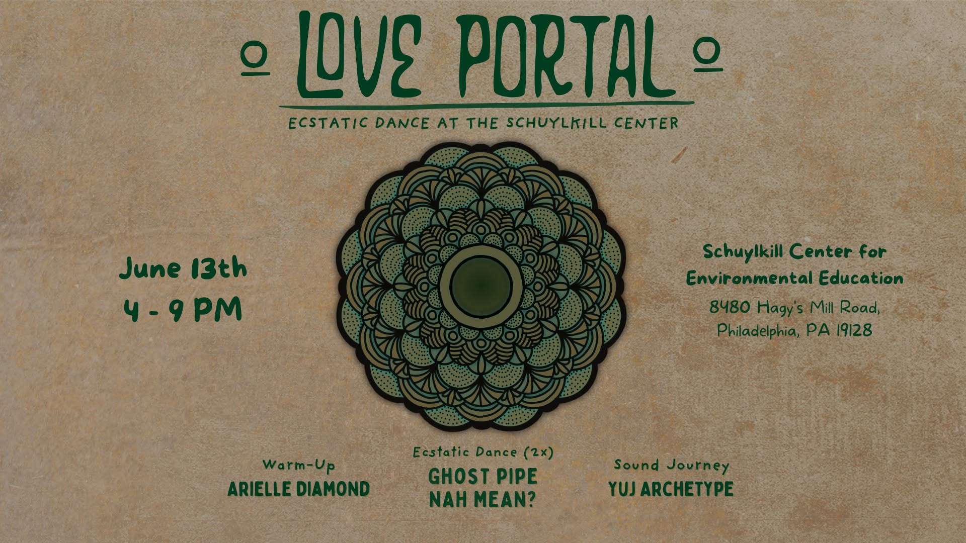 Love Portal ♥️ Ecstatic Dance @ The Schuylkill Center
