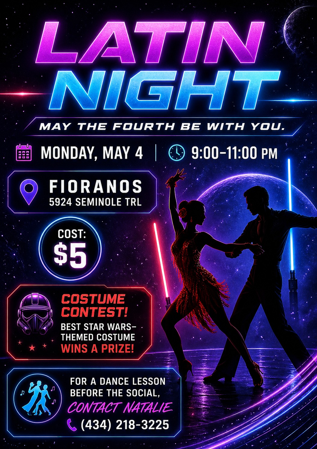 ~ Latin Night First and Third Mondays ~