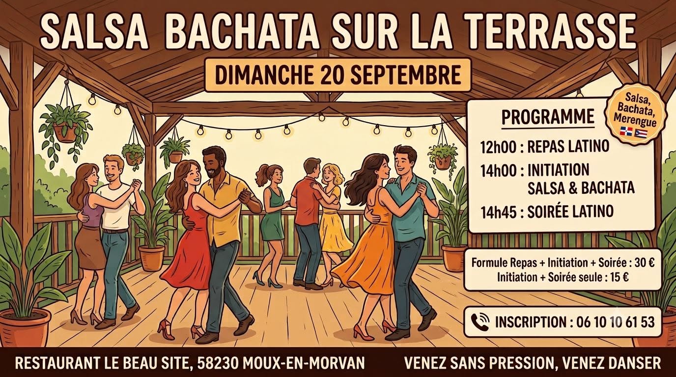 Après-midi Latino Dimanche 20 Septembre au coeur de la Bourgogne