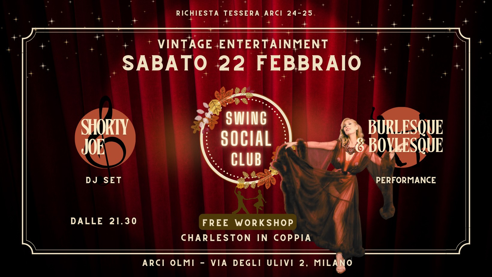 Swing Social Club 22.02 - Burlesque Night