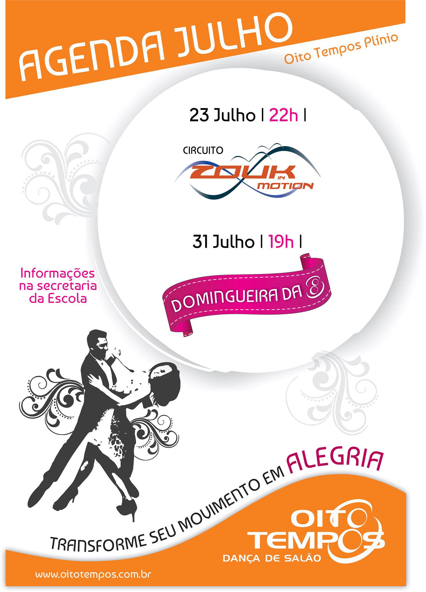 Agenda JULHO 8 Tempos