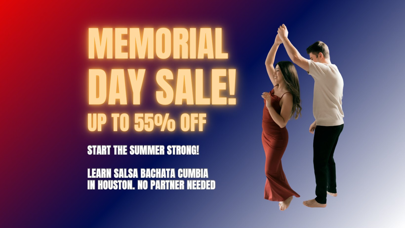55% OFF Salsa Bachata Cumbia Lessons in Houston!