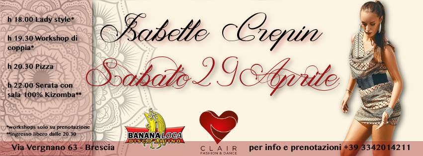 Workshops con Isabelle Crepin