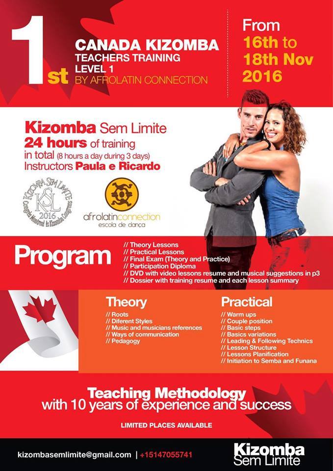 1st Canadian Afrolatin Connection Teacher Training
