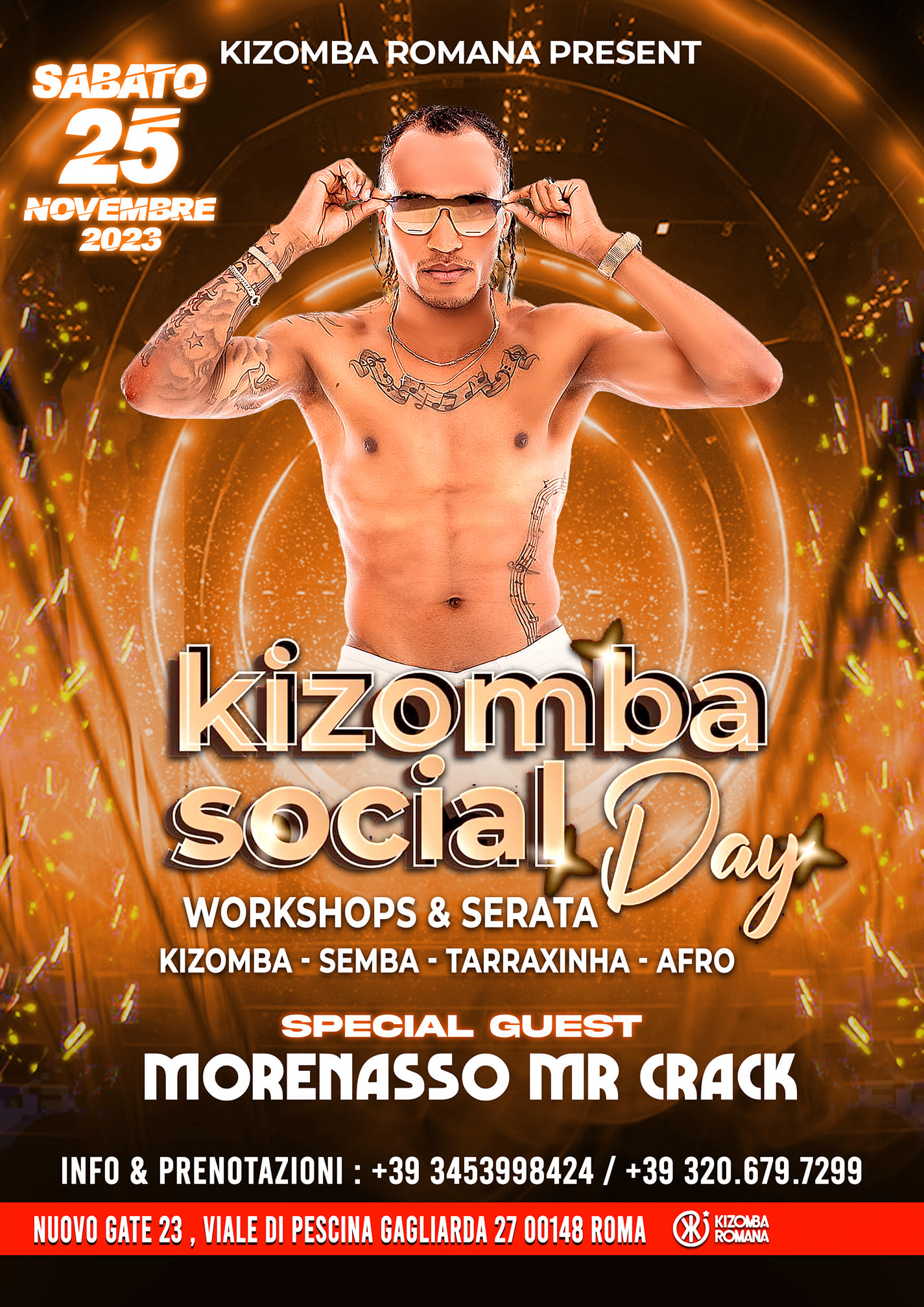 KIZOMBA SOCIAL DAY - Special Edition Morenasso Mr.Crack
