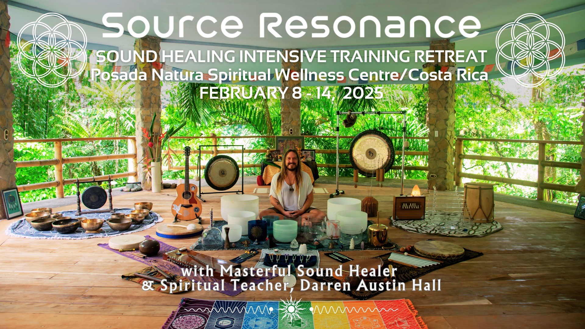 SOURCE RESONANCE: 7-Day Sound Healing Intensive Training Retreat in Costa Rica w Darren Austin Hall