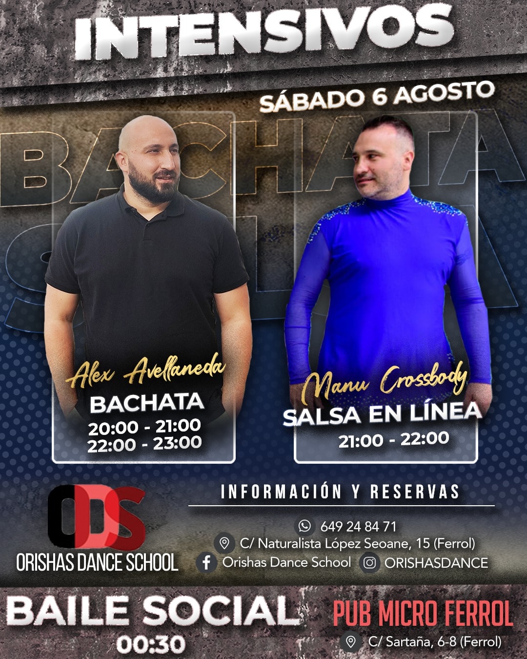 Talleres de salsa y Bachata