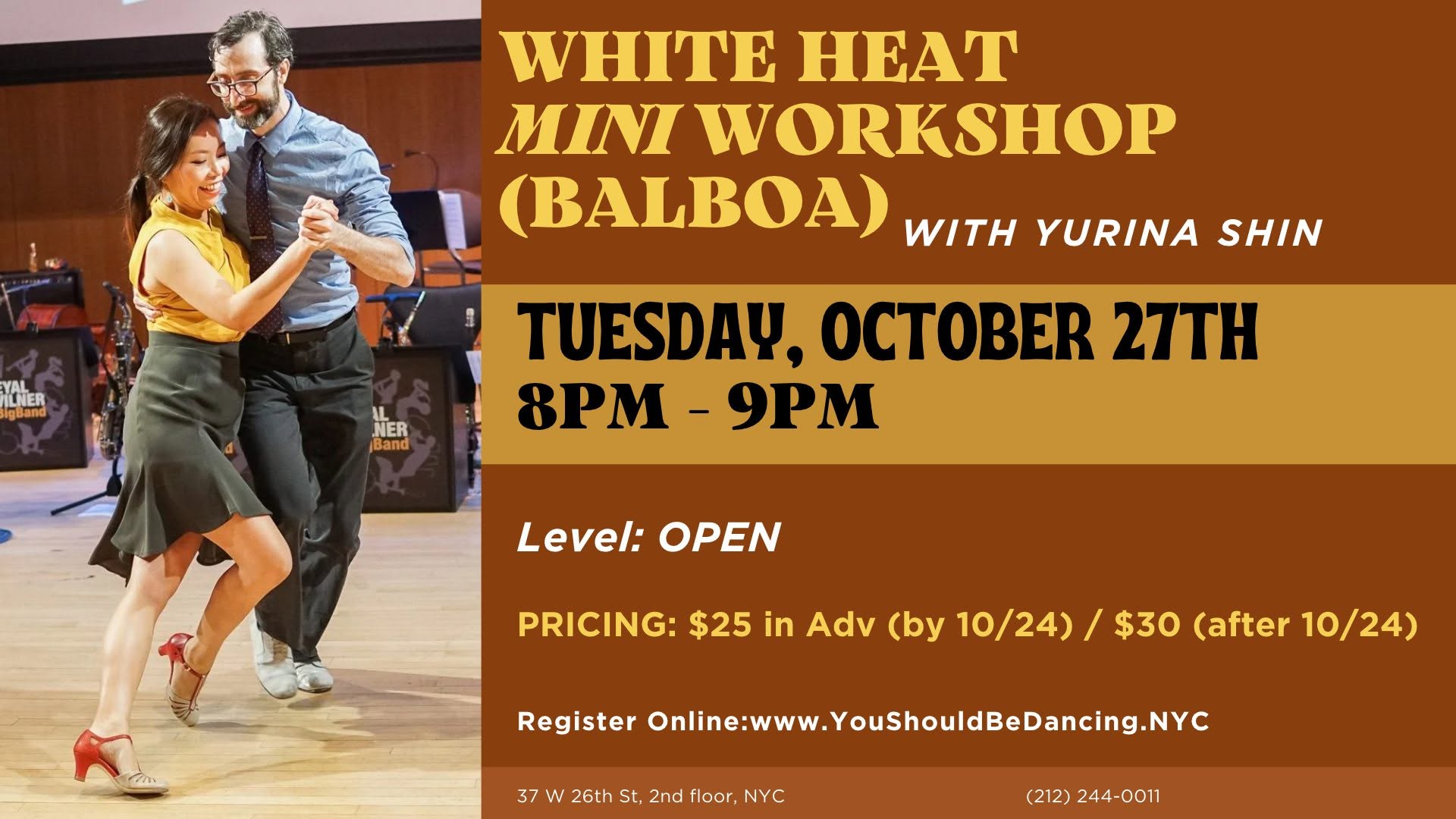 White Heat Mini Workshop (Balboa) with Yurina Shin
