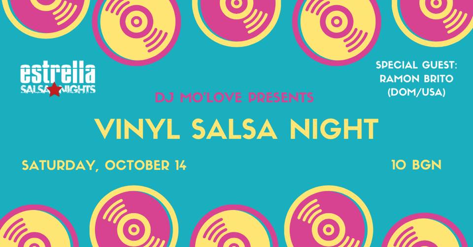 Vinyl Salsa Night DJ Mo’Love