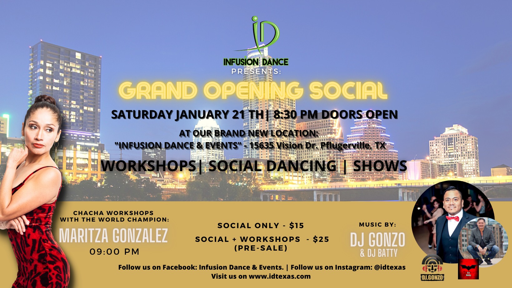 Infusion Dance Grand Opening Social