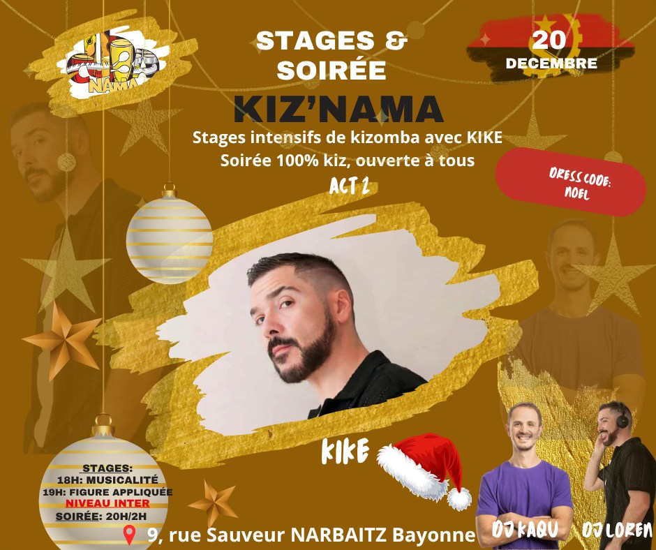 STAGES ET SOIRÉE KIZ'NAMA