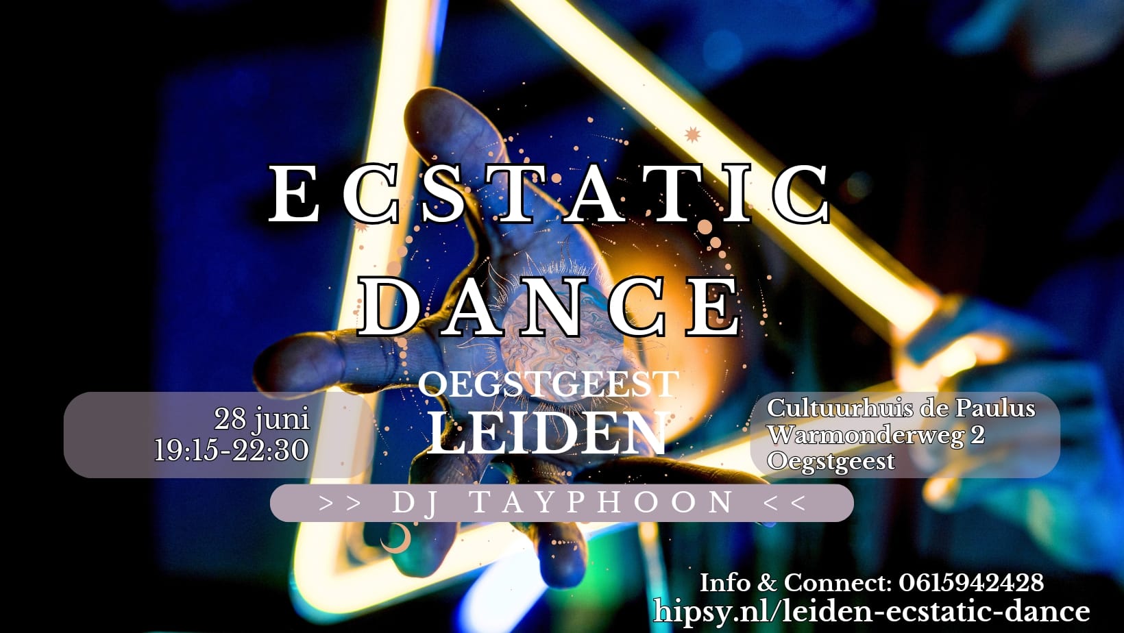 Leiden Ecstatic Dance met DJ TAYPHOON