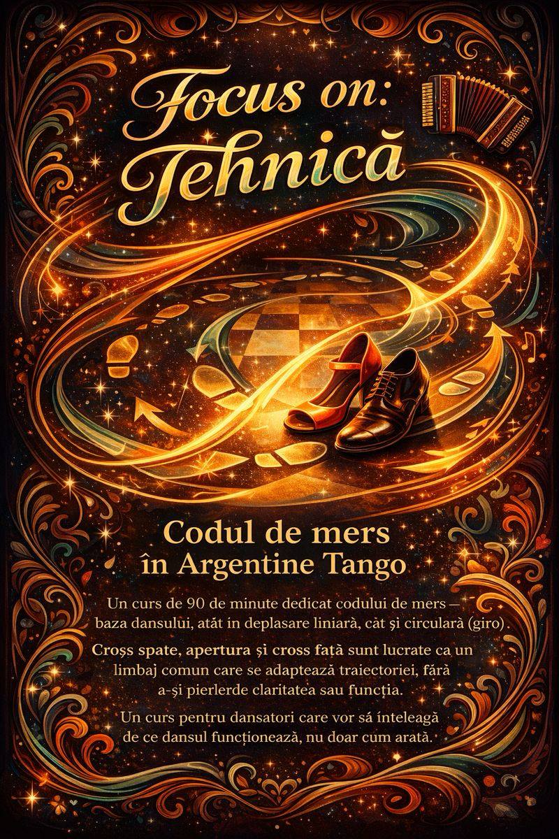 Focus Tehnica de tango cu Catinca Mandita!