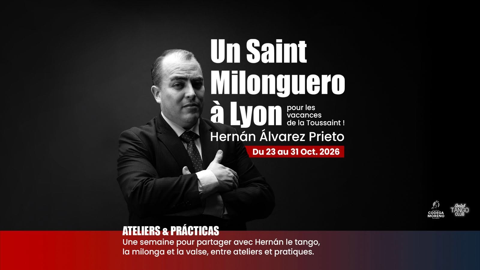 Hernán Álvarez Prieto à Lyon 26 à 31 octobre!