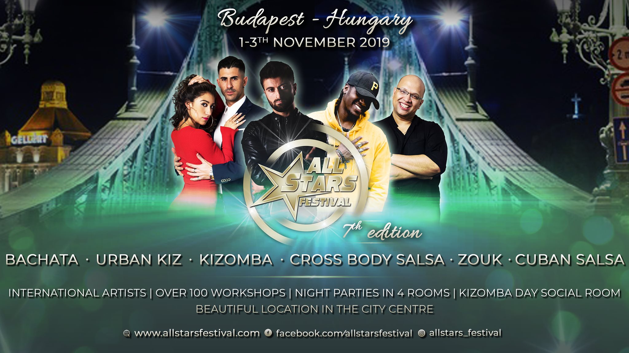 All Stars Festival 2019, Budapest ☆ 7th edition ☆ 1-3 Nov 2019