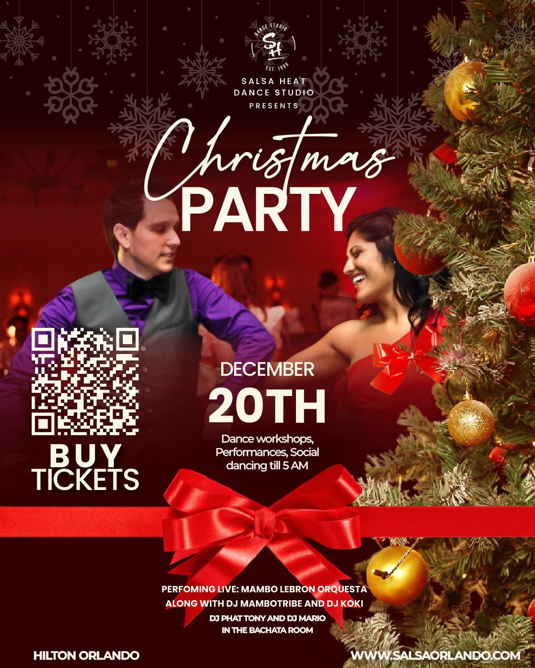 Salsa Heat Dance Studio Christmas Party - Dec 20th