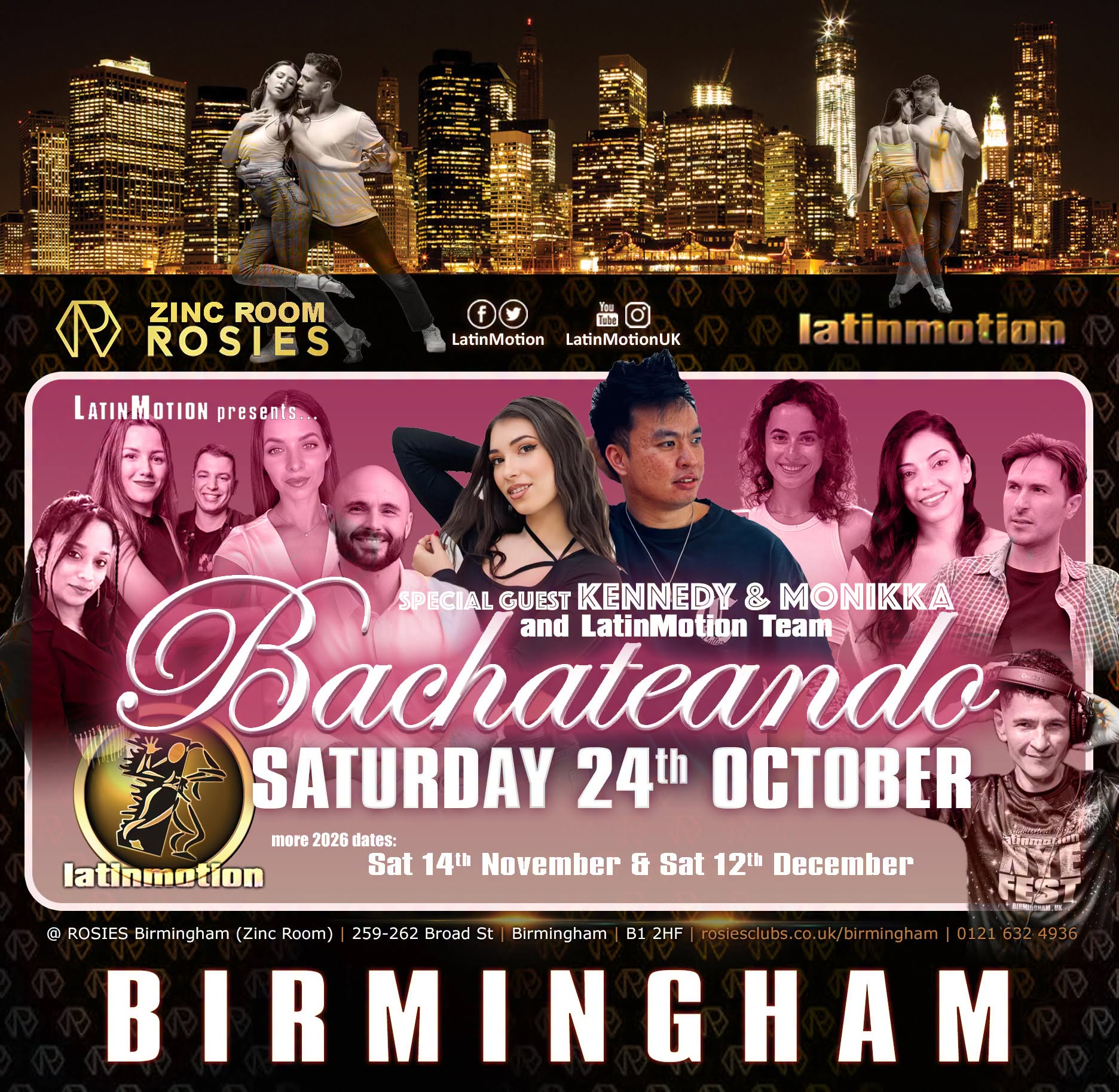 LatinMotion 💗 #BACHATEANDO 💃🏻 Night 💗 📍 Rosies Birmingham